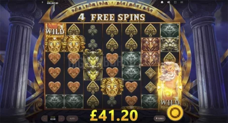 Zeus Lightning Power Reels Slot Gameplay