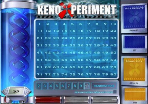 Keno Periment by Playtech