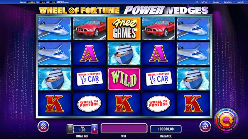 Wheel of Fortune Power Wedges Slot Gameplay