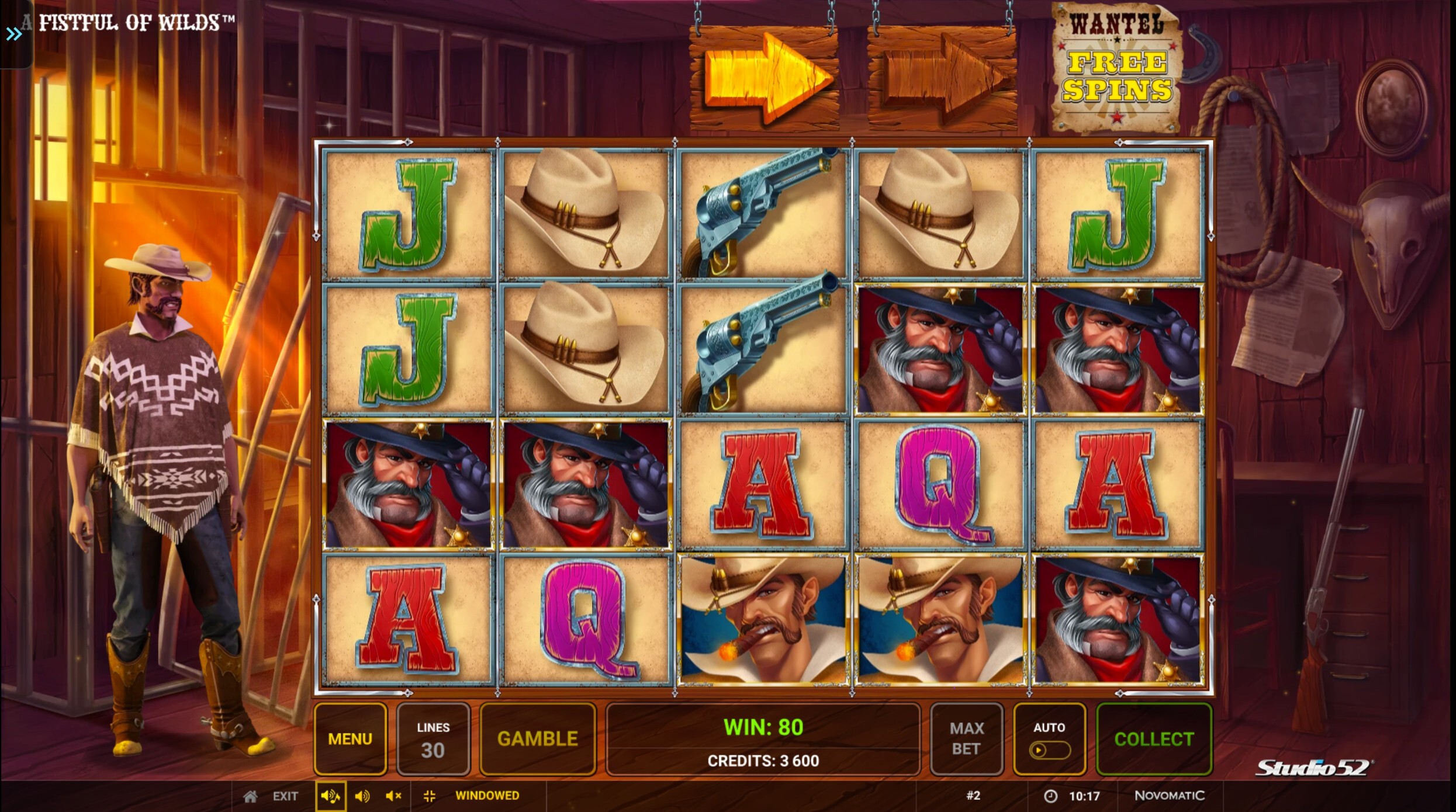 A Fistful of Wilds Slot Gameplay
