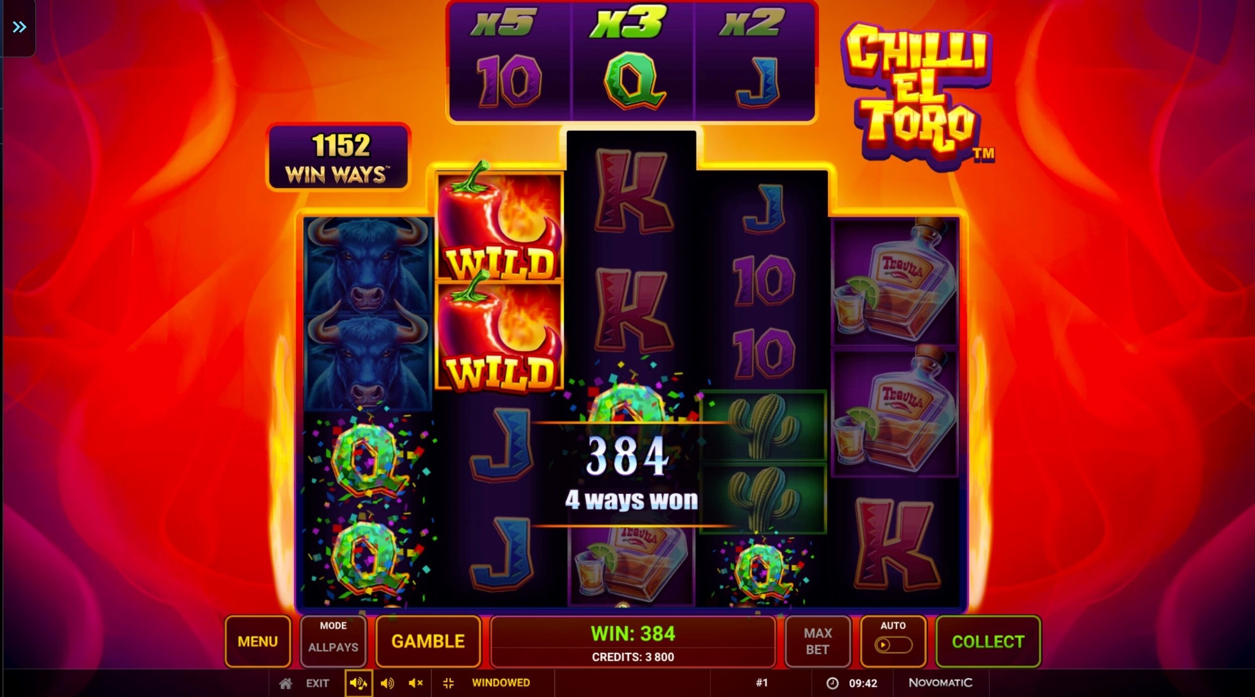 Chilli El Toro Slot Gameplay