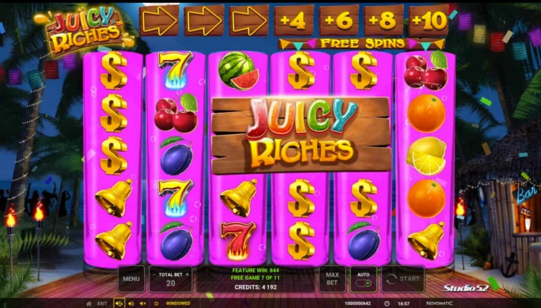 Juicy Riches Slot Gameplay