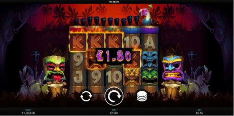 Tiki-Beats Slot Gameplay