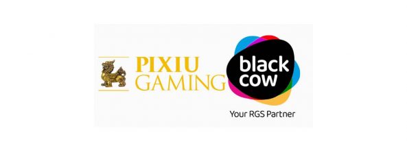 logo for pixiu gaming and black cow technology