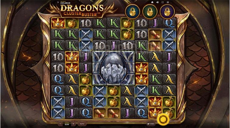 Dragons Clusterbuster Slot Gameplay