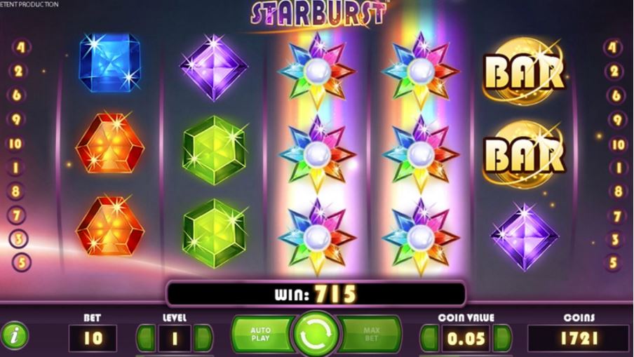 Starburst Slot Gameplay