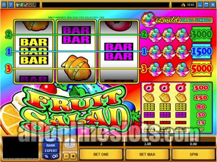 Fruit Salad Slot Gameplay