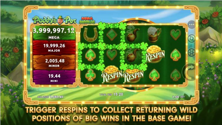 Paddy’s Pot Mega Moolah Slot