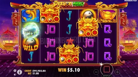 Dragon Hero Slot gameplay