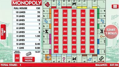 Slingo Monopoly