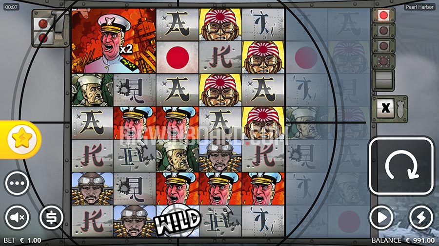 Pearl Harbor Slot Gameplay